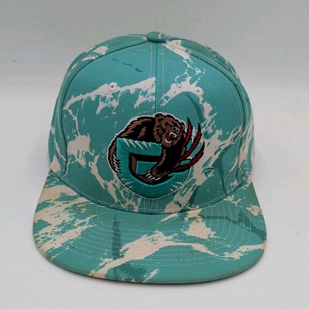 MITCHELL & NESS‎ MENS NBA VANCOUVER GRIZZLIES DOWN FOR ALL SNAPBACK TEAL WORN